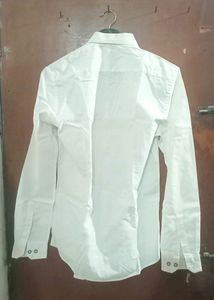Shirt At Good Condition White FULL SLEEVE COTTON