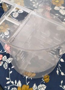 Clear Corner Bathroom Shelf