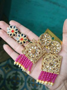 Indian Jewelry Set - Choker &amp; Earrings
