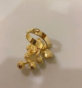 Stunning Butterfly Pearl Adjustable Ring