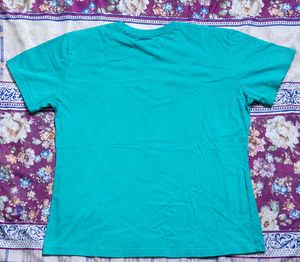 Teal V-Neck T-Shirt