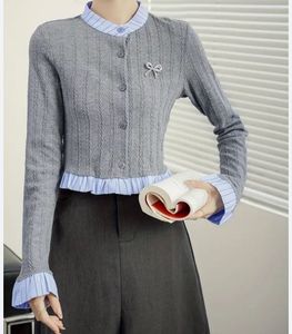 Cute Bow Detail Knit Sweater