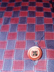 Vintage Patterned Button-Down Shirt