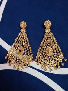 Gold Tone Dangle Earrings