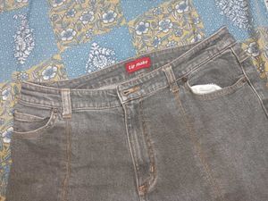Women's Grey Bootcut Jeans