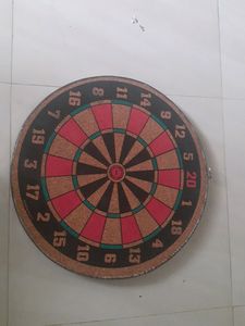 Dart Game -wooden Two Sided Dart Board. Without Darts