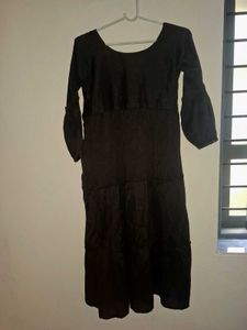 Elegant Black layered Dress🖤