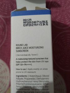 Round Lab Birch Juice Sunscreen