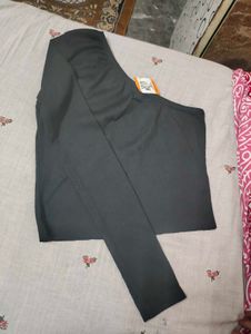 One-Shoulder Long Sleeve Top