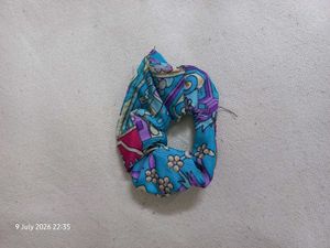 Boho Print Scrunchie Hair Tie