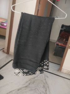 Stylish Black &amp; White Printed Kurta