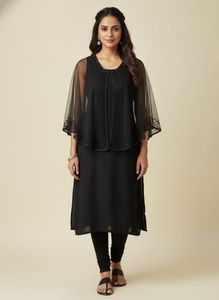 Beaded Sheer Cape