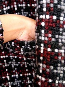 Tweed Plaid Coat