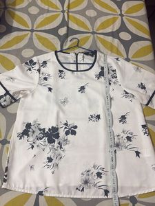 Elegant Floral Print Top