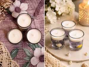 Ocean Breeze Scented Glass Candle
