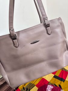 Stylish Taupe Shoulder Bag