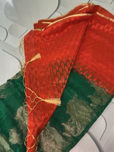 Elegant jamdani saree