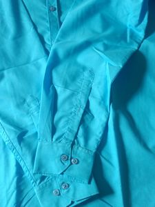 JAINISH full Sleeve Blue Shirt