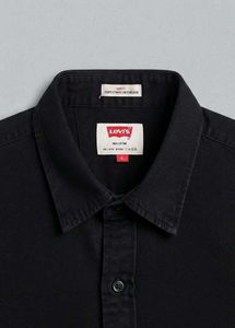 Men's Classic Black Full-Sleeve Shirt