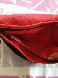 Embroidered 4-sections(pockets) Velvet Handpurse