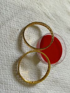 PREMIUM One Gram Gold Bangles 2-8 Size Brand New