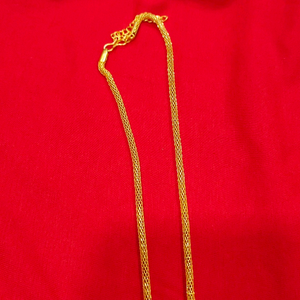 one gram gold chain and pendant
