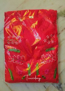♥️Front Back Embroidered MulCotton Kurti