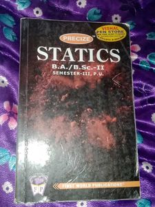 Precize Statics for B.A./B.Sc.-II