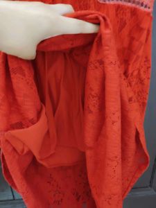 Stunning Red Lace Dress