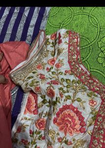 Elegant Floral Print Kurta Set