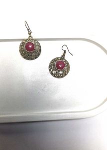 Vintage Boho Round Earrings