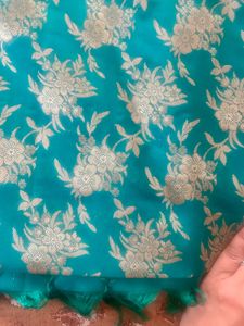 Pure Banarasi salwar kameez material with Dupatta