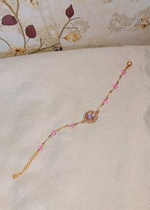purple charm bracelet