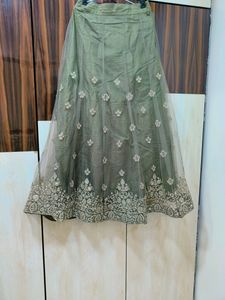 Heavy Party Wear Skirt With A Line Top N Dupatta