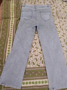 Light Wash Wide Leg Jeans