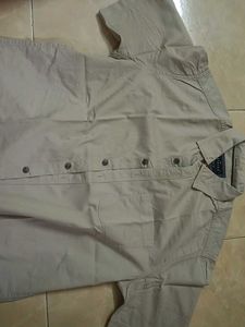 Men's Beige Casual Shirt