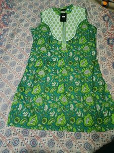 Green Cotton Kurti