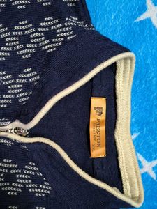 Patterned Knit Cardigan kurti with zip xxl size