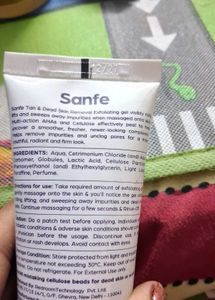 sanfe tan and dead skin removal