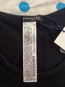 Zara Black Crop Top