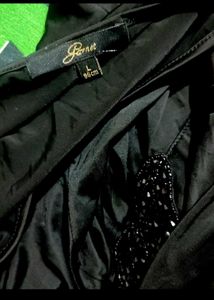 Black⚫Elegant Embellished Dress For 38 Bust