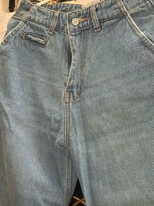 Vintage Wide Leg Denim Jeans