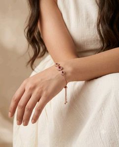 Elegant Ruby &amp; Diamond Bracelet