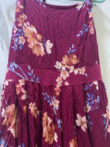 Long Dark Pink Gown