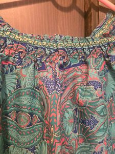 Bohemian Side Flap Print Palazzo Pants