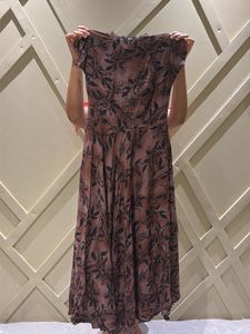 Boho Floral Print Dress