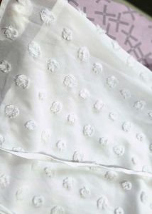 Chic White Textured Puff Sleeve Top