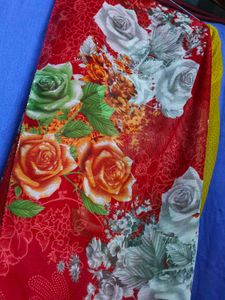 2 beautiful saree.. Vibrant Floral Print Saree