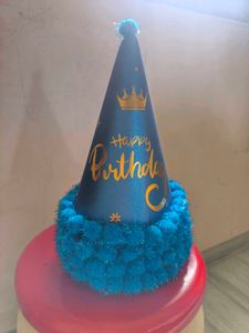Blue Happy Birthday Party Hat