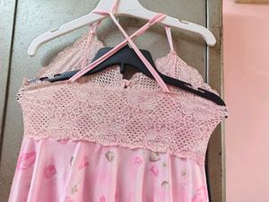 beautiful floral fancy night gown